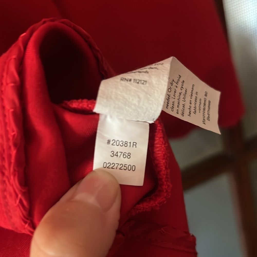 Spanx Perfect Fit & Flare Dress in Red - Picture 8 of 8
